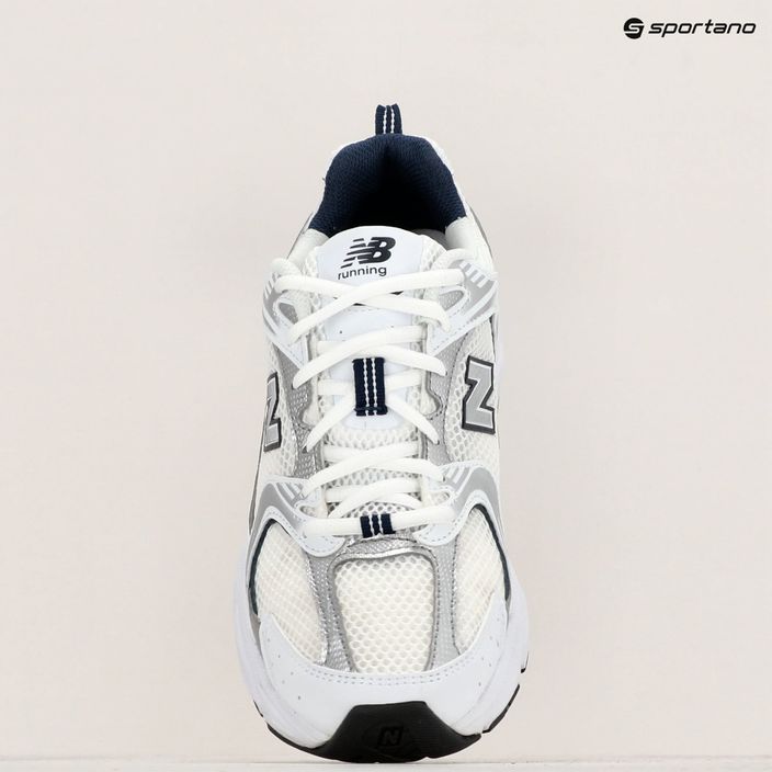 New Balance 530 white/natural indigo shoes 9