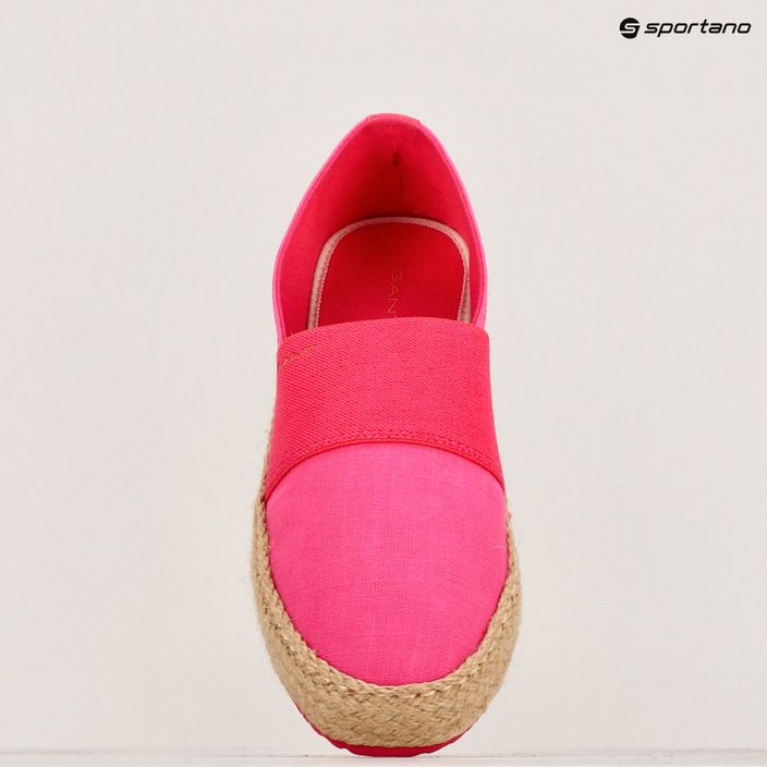 GANT women's Raffiaville hot pink shoes 16