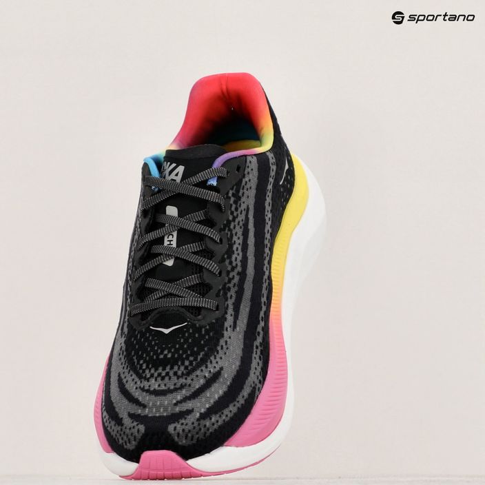 Men's running shoes HOKA Mach X black/silver 16