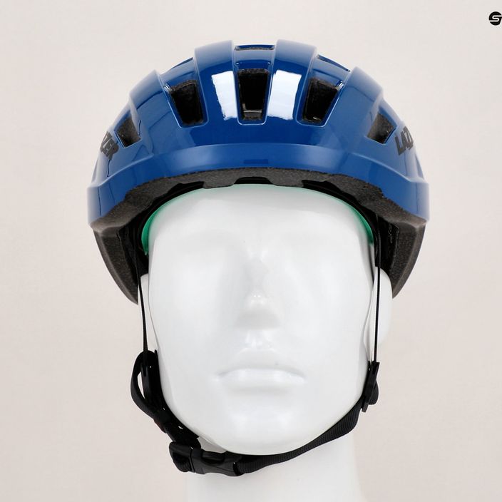 Lazer Tempo KinetiCore blue bicycle helmet 3