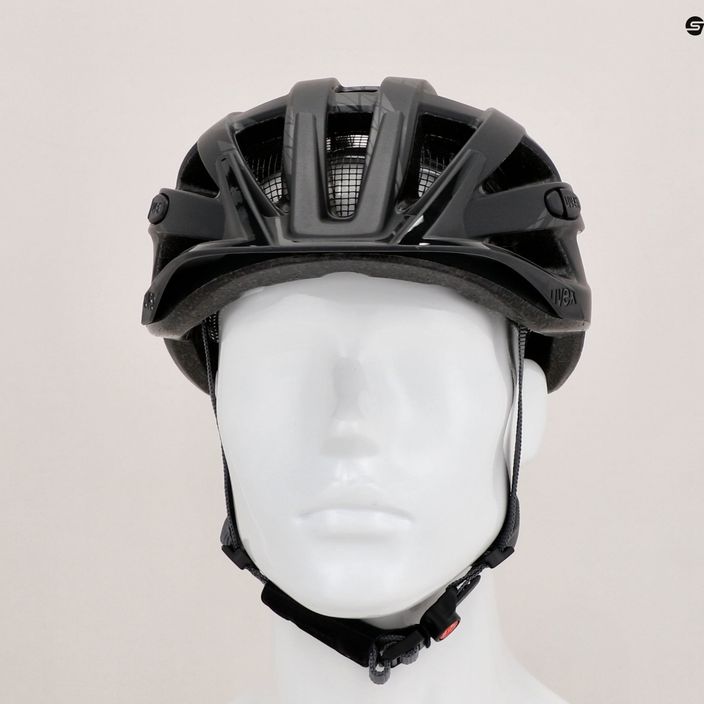 Bike helmet UVEX I-vo CC black/smoke matt 13