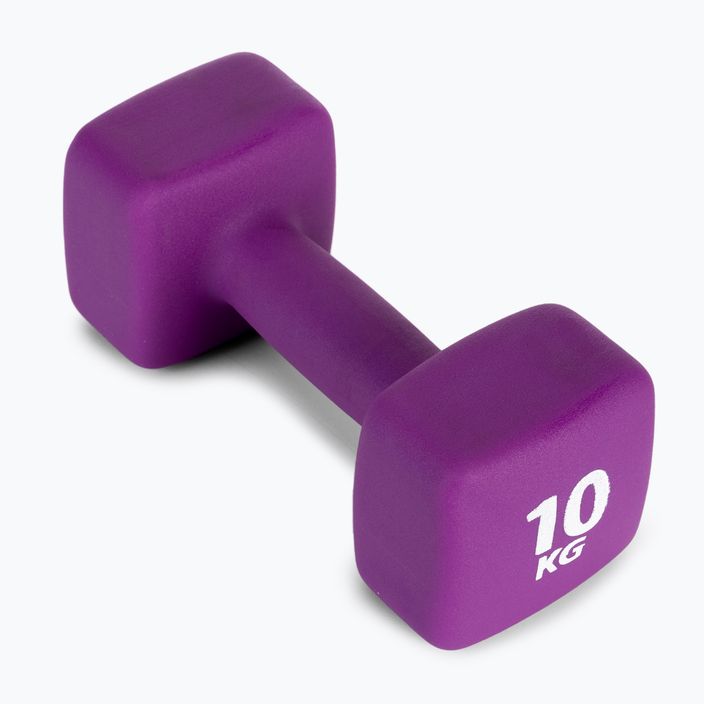 Neoprene dumbbell 10kg Pure2Improve purple P2I201460 2