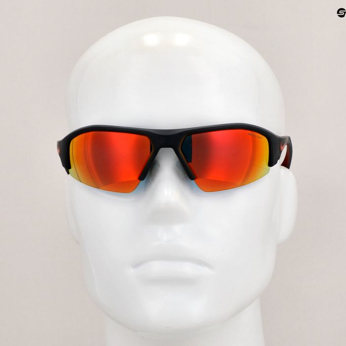 Nike Skylon Ace 22 matte black/grey w/red mirror sunglasses 8