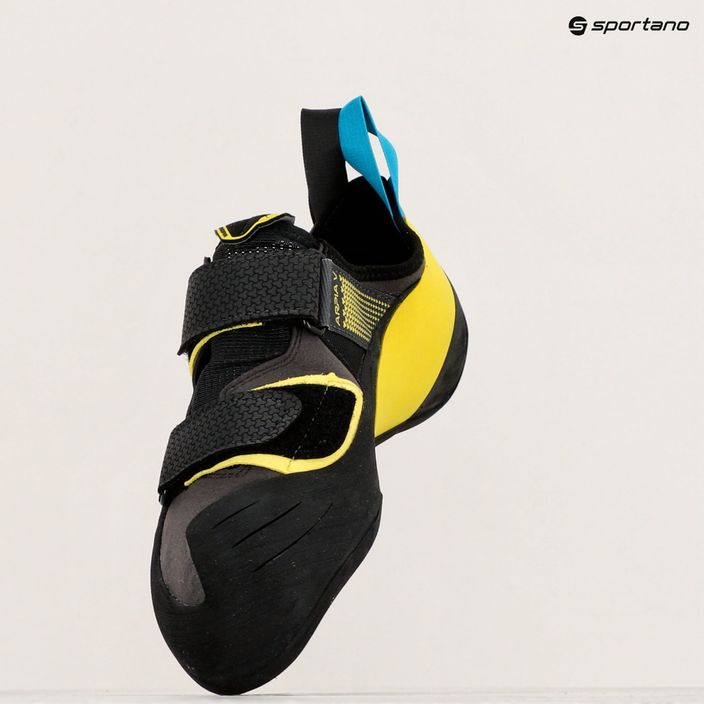 SCARPA Spot shark/yellow climbing shoe 18