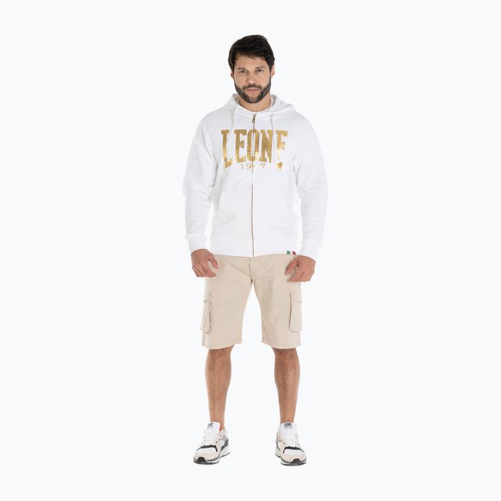 Men's LEONE 1947 Gold Hoody optic white 2