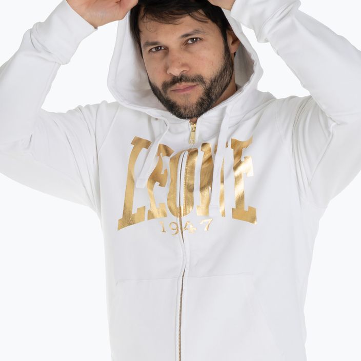 Men's LEONE 1947 Gold Hoody optic white 4