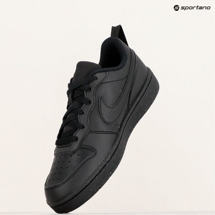 Nike Court Borough Low women's shoes Recraft black/black/black 9