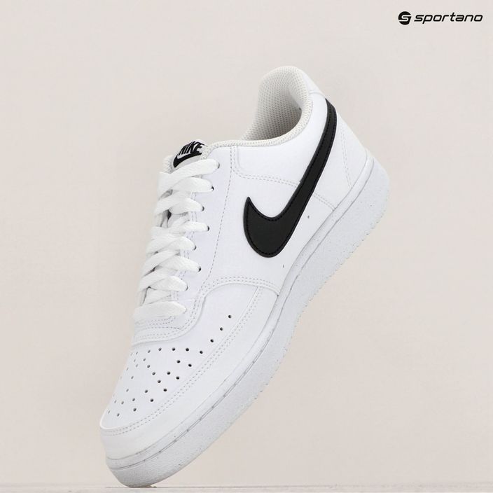 Nike Court Vision Low Next Nature men's shoes white/black/white 9
