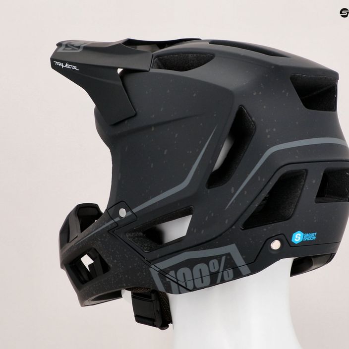 Bicycle helmet 100% Trajecta w/Fidlock black 9