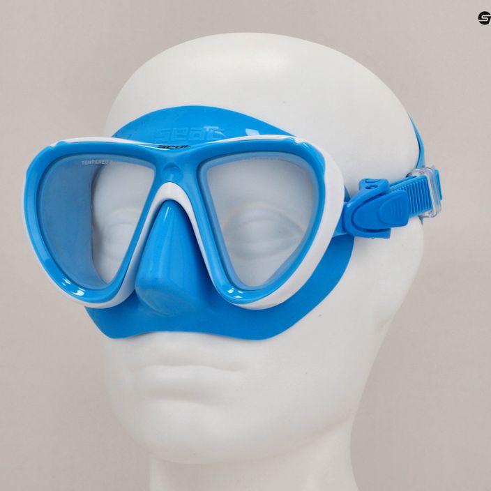 SEAC children's diving mask Bella light blue 8