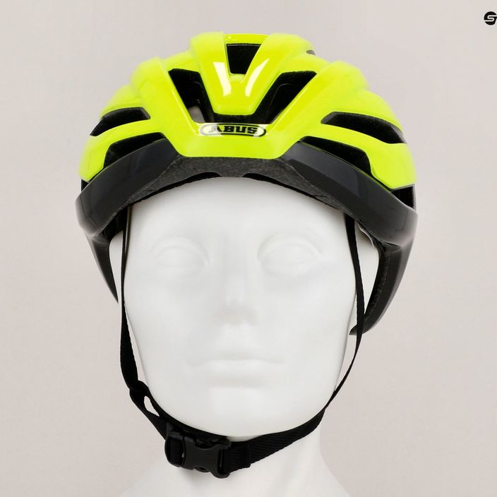 ABUS StormChaser bicycle helmet neon yellow 9