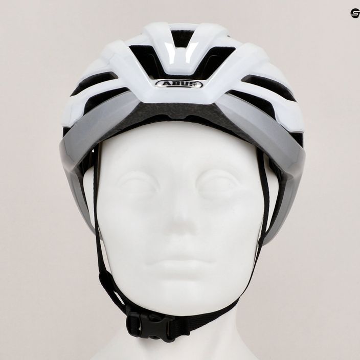 ABUS StormChaser bicycle helmet fleece white 9