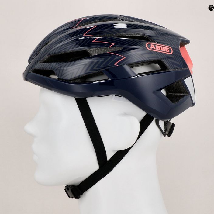 ABUS StormChaser bike helmet zigzag blue 8