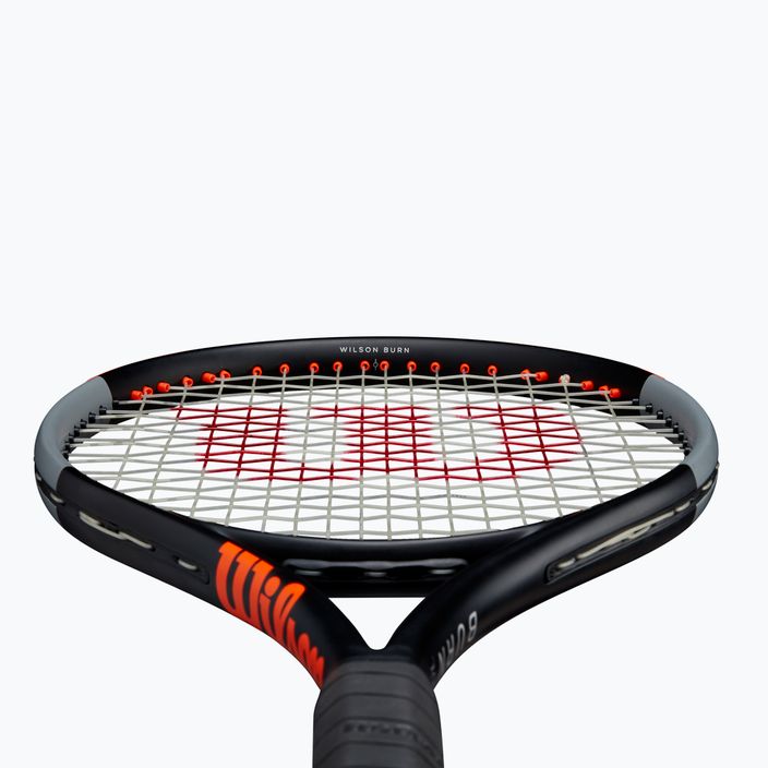 Wilson Burn 100 V4.0 tennis racket black and orange WR044710U 10