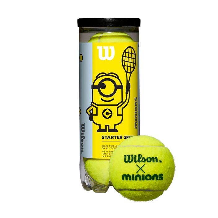 Wilson Minions Stage 1 children's tennis balls 3 pcs yellow WR8202501 2