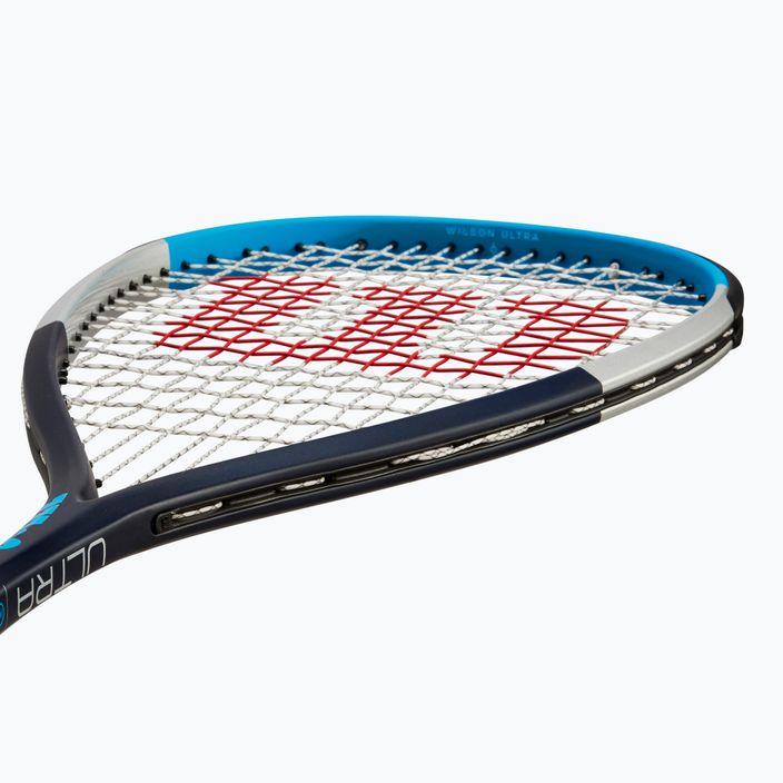 Wilson Ultra CV blue/silver squash racket 4