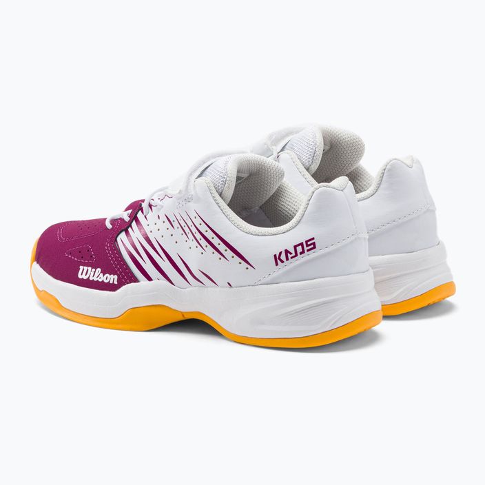 Wilson Kaos K 2.0 children's tennis shoes white and pink WRS329190 3