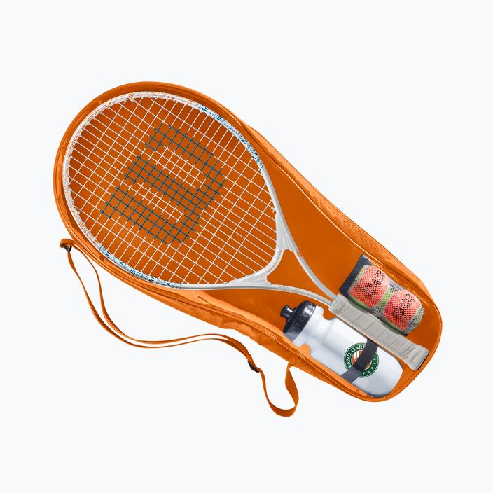 Wilson Roland Garros Elite 25 children's tennis set orange and white WR086810F 8