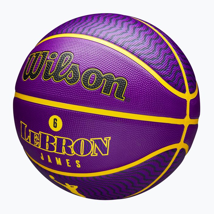 Wilson NBA Player Icon Outdoor Lebron basketball WZ4005901XB7 size 7 3