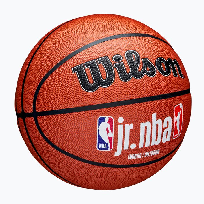 Children's basketball Wilson NBA JR Fam Logo Indoor Outdoor brown size 5 2