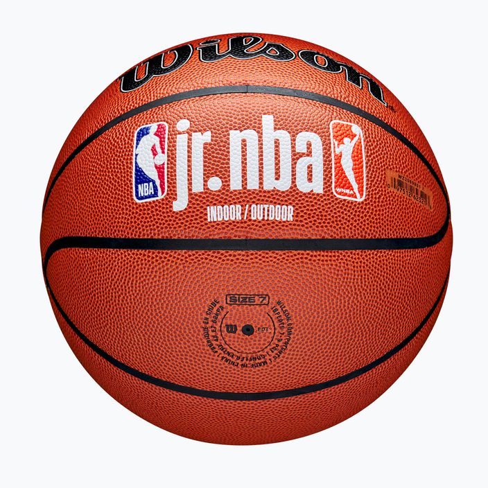 Children's basketball Wilson NBA JR Fam Logo Indoor Outdoor brown size 5 5