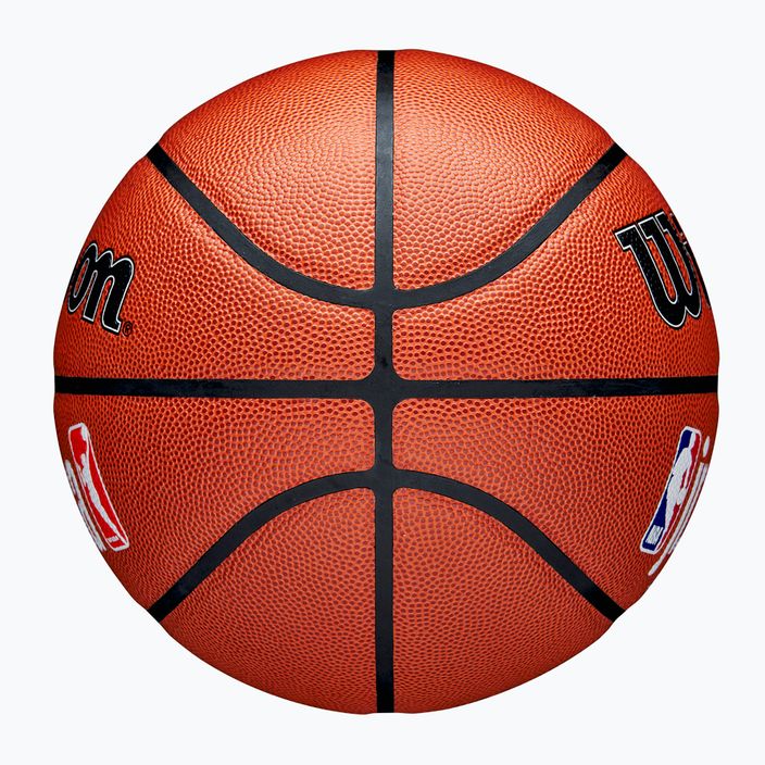 Children's basketball Wilson NBA JR Fam Logo Indoor Outdoor brown size 5 6