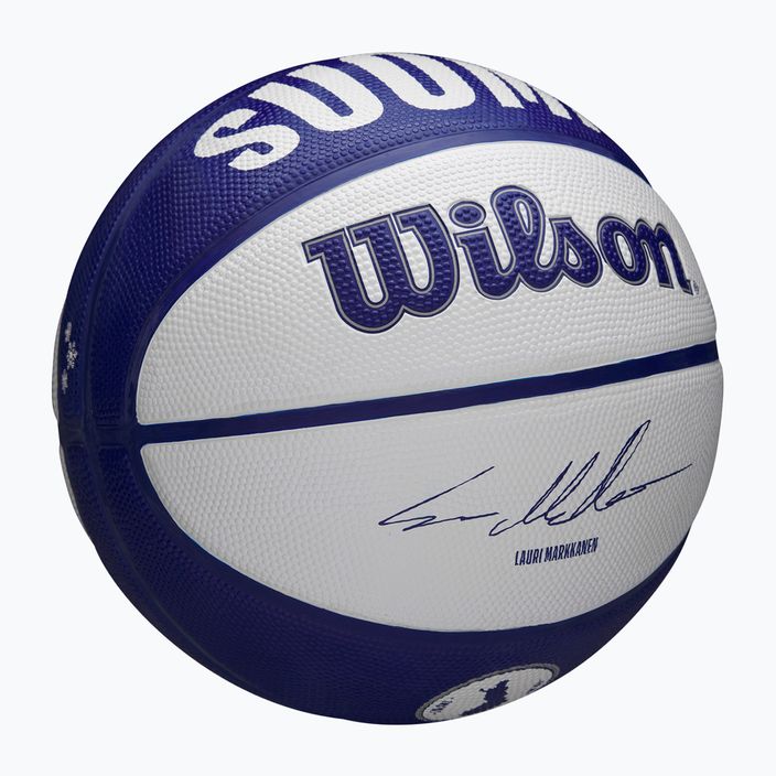 Children's basketball Wilson NBA Player Local Markkanen blue size 5 2