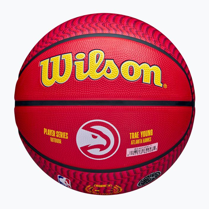 Wilson NBA Player Icon Outdoor Trae basketball WZ4013201XB7 size 7 6