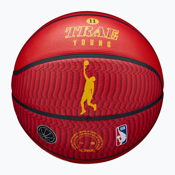 Wilson NBA Player Icon Outdoor Trae basketball WZ4013201XB7 size 7 7
