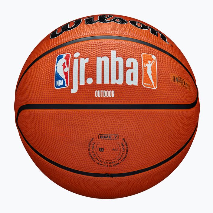Wilson NBA JR Fam Logo Authentic Outdoor brown basketball size 7 5