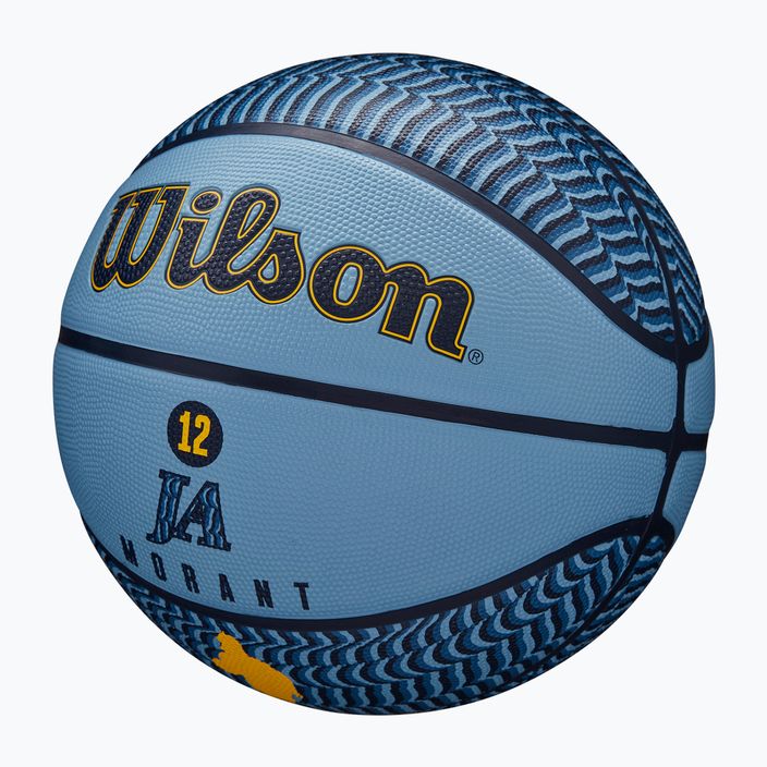 Wilson NBA Player Icon Outdoor basketball Morant blue size 7 3