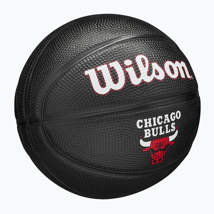 Wilson NBA Team Tribute Mini Chicago Bulls basketball WZ4017602XB3 size 3 2