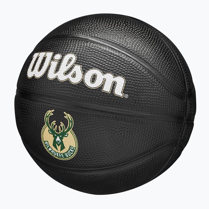 Wilson NBA Team Tribute Mini Milwaukee Bucks basketball WZ4017606XB3 size 3 3