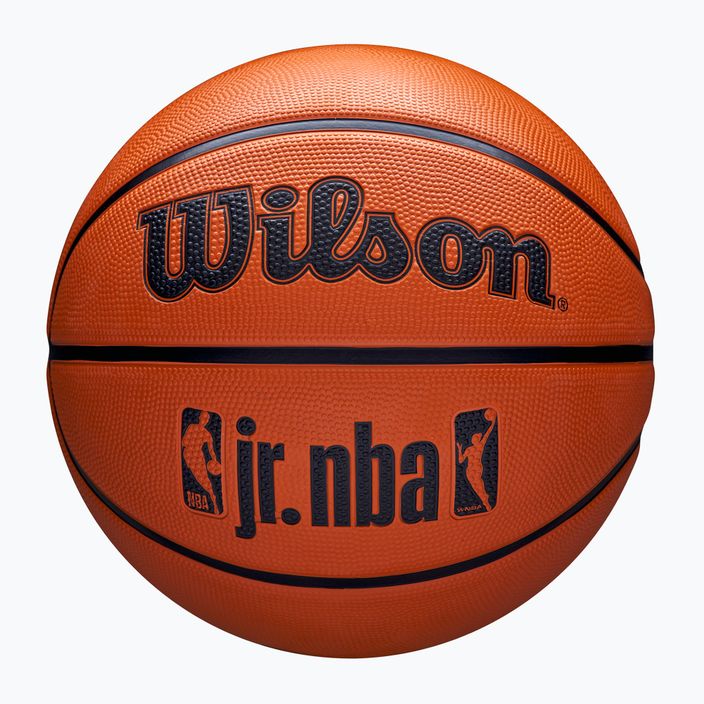 Children's basketball Wilson NBA JR Drv Fam Logo brown size 4