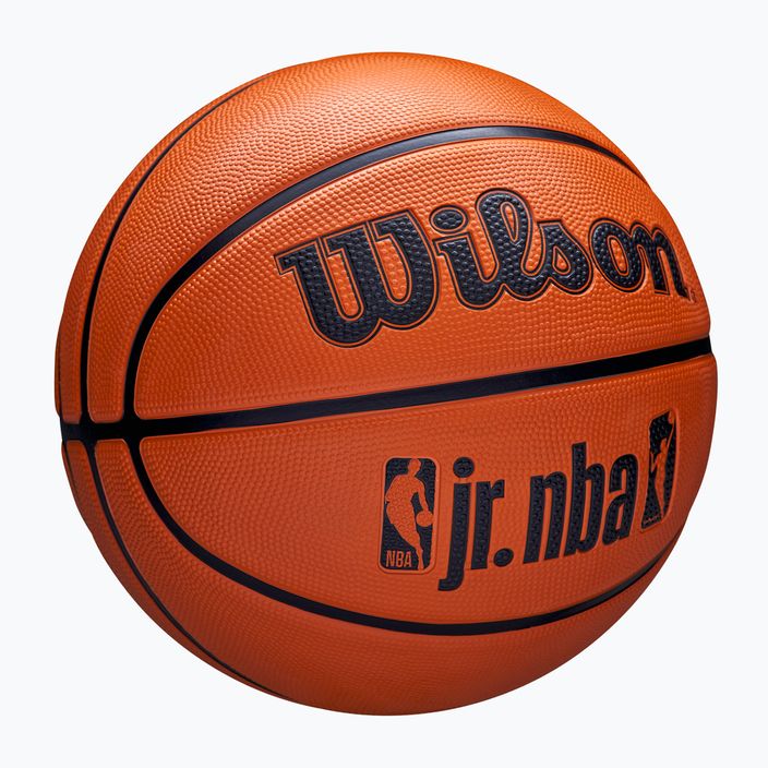 Children's basketball Wilson NBA JR Drv Fam Logo brown size 4 2