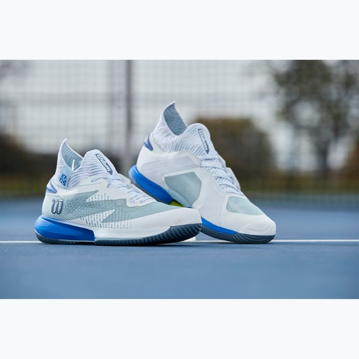 Men's tennis shoes Wilson Kaos Rapide STF Clay white/sterling blue/china blue 7