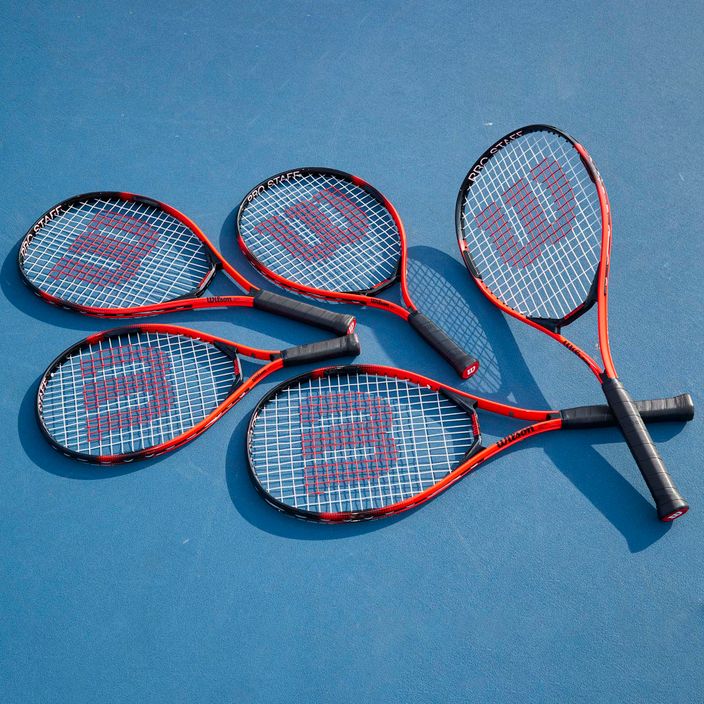 Wilson Pro Staff Precision 23 red/black children's tennis racket WR118010H 11