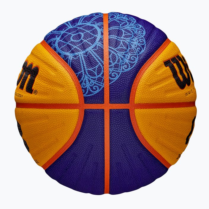 Wilson Fiba 3x3 Game Ball Paris Retail basketball 2024 blue/yellow size 6 6