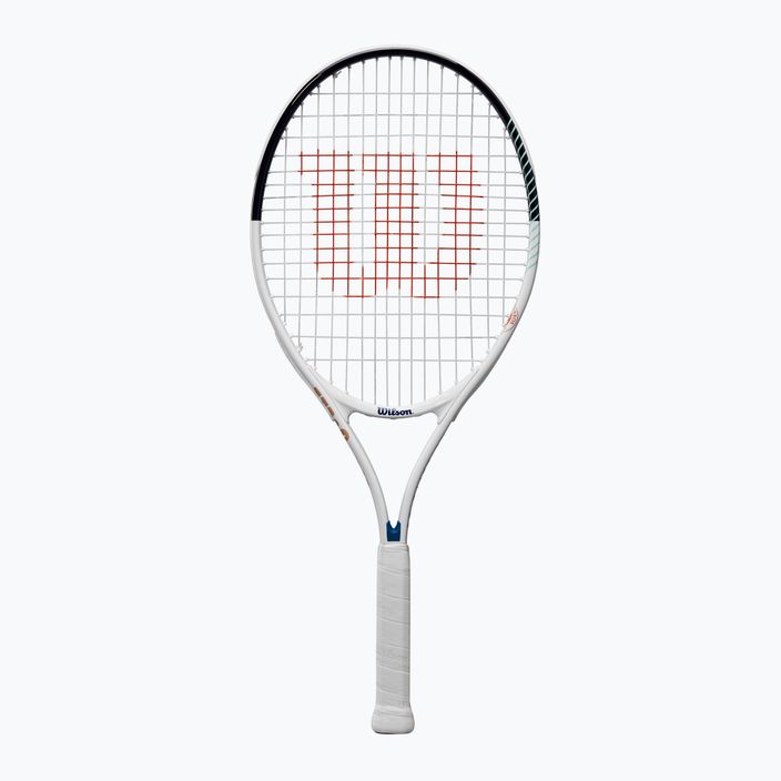 Wilson Roland Garros Elite 25 white/navy children's tennis racket