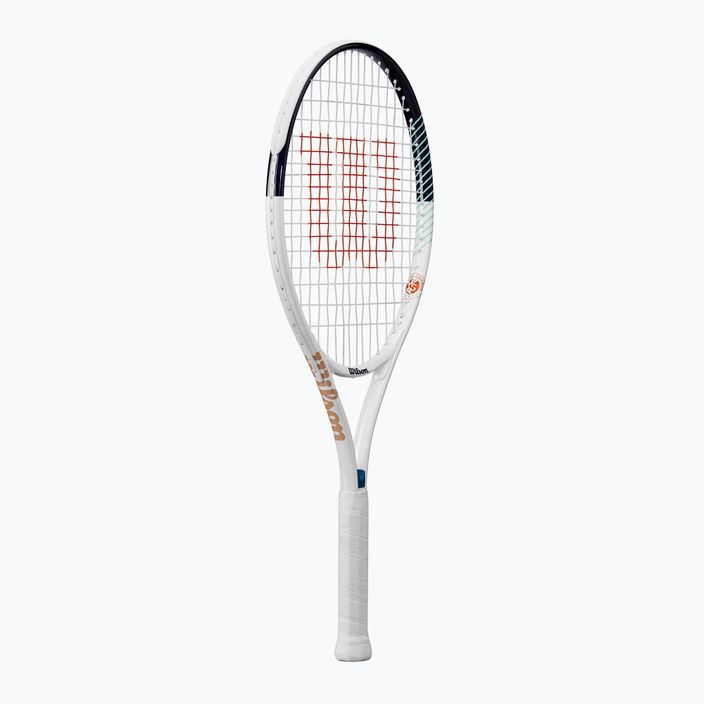 Wilson Roland Garros Elite 25 white/navy children's tennis racket 2
