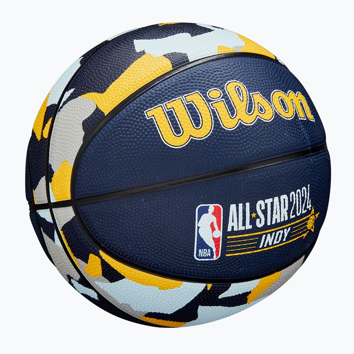 Wilson 2024 NBA All Star Mini children's basketball + box brown size 3 2