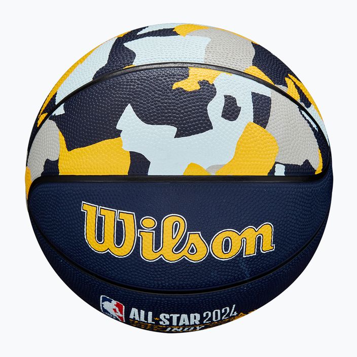 Wilson 2024 NBA All Star Mini children's basketball + box brown size 3 4