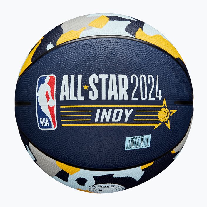 Wilson 2024 NBA All Star Mini children's basketball + box brown size 3 6
