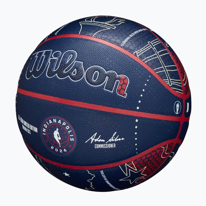 Wilson 2024 NBA All Star Collector basketball + box brown size 7 3