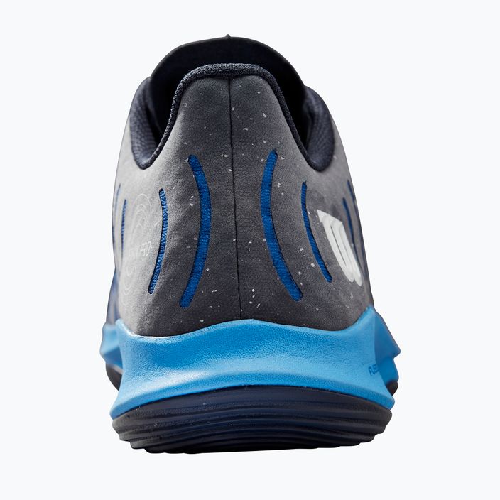 Wilson Hurakn Pro men's paddle shoes navy blaze/deja vu blue/french blue 12