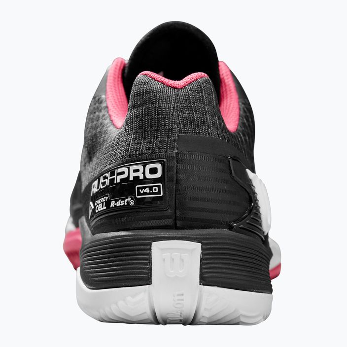 Women's tennis shoes Wilson Rush Pro 4.0 Clay black/hot pink/white 11