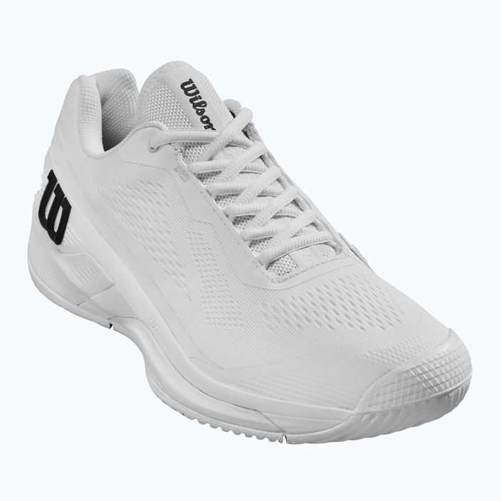 Men's tennis shoes Wilson Rush Pro 4.0 white/white/black 8
