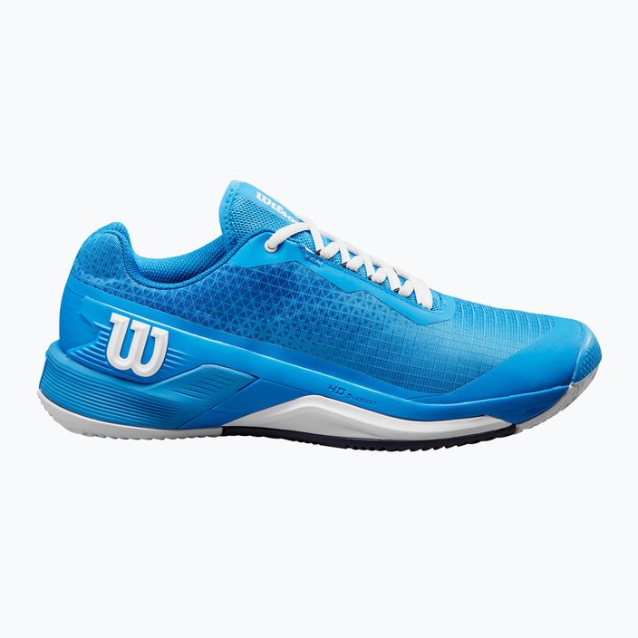 Wilson Rush Pro 4.0 Clay men's tennis shoes french blue/white/navy blazer 9