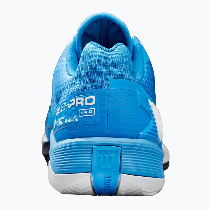 Wilson Rush Pro 4.0 Clay men's tennis shoes french blue/white/navy blazer 11
