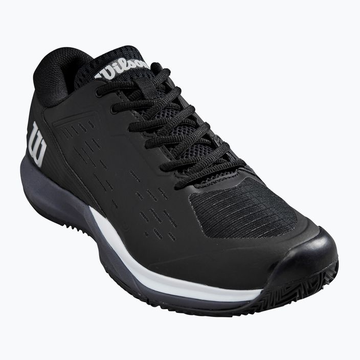 Men's tennis shoes Wilson Rush Pro Ace Clay black/ombre blue/white 8